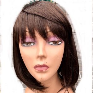 Medium Brown Short straight wig